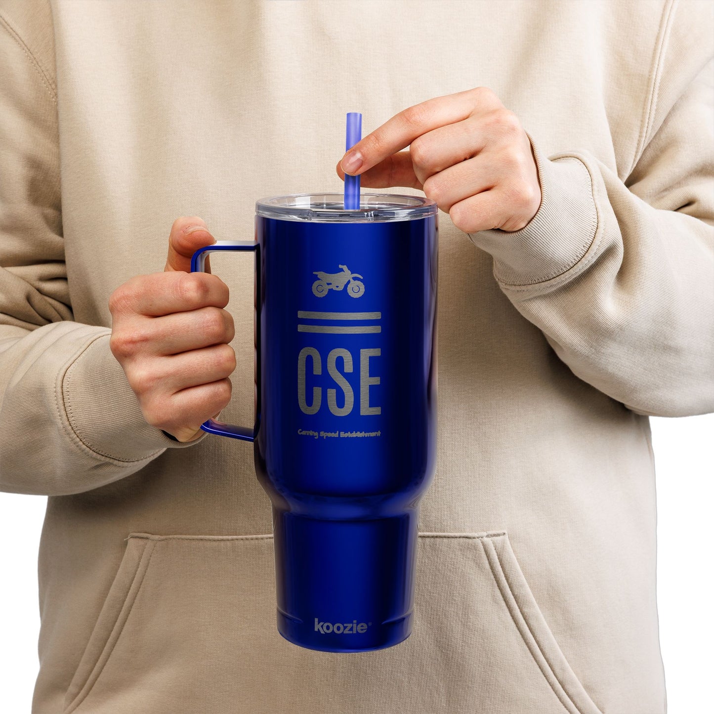 Personalized Insulated Tumbler - 40oz Travel Mug for Hot/Cold Beverages