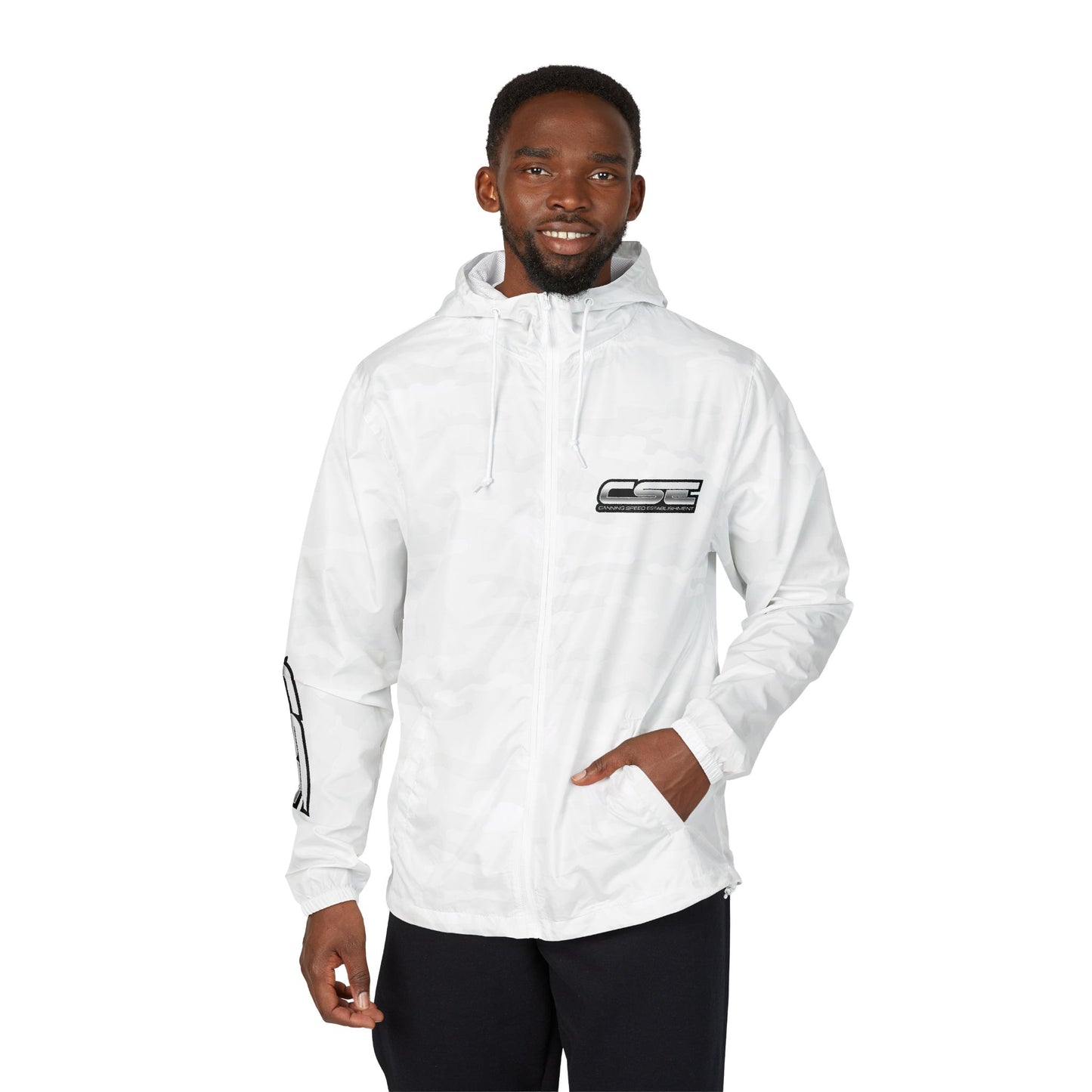 Camo Print Unisex Full-Zip Windbreaker Jacket | Perfect for Outdoor Adventures, Casual Wear, and Layering | Ideal Gift for Sporty [...]